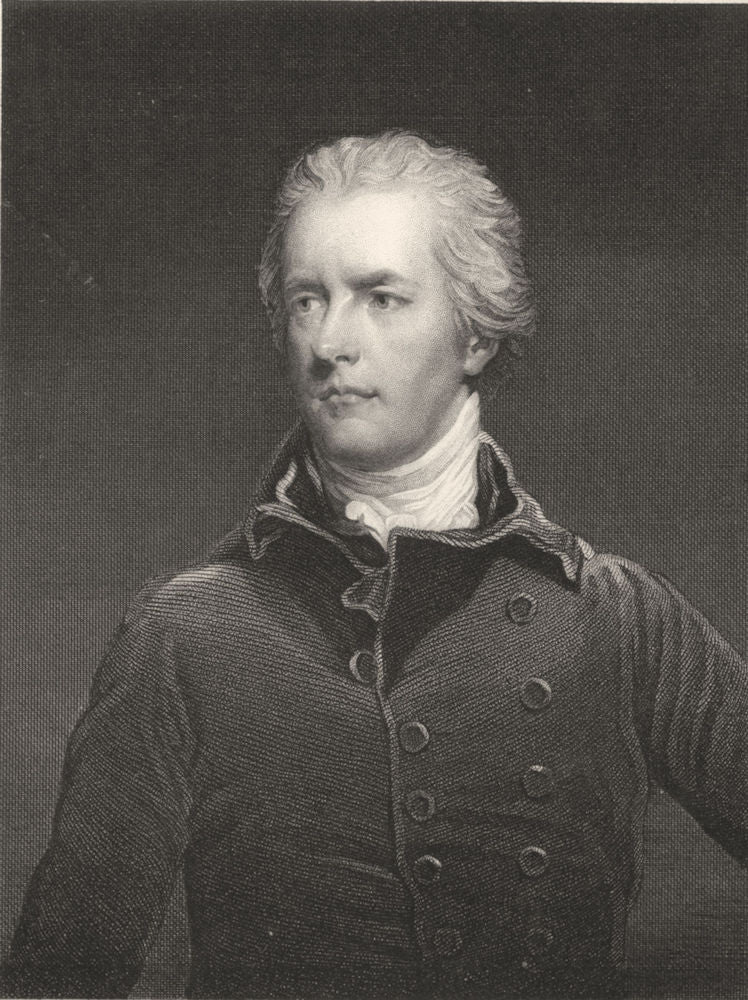 POLITICS. William Pitt c1840 old antique vintage print picture